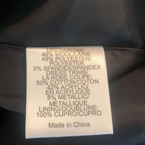 TORY Burch Black & Gold Simca Dress - Picture 8 of 12